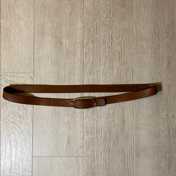 Izette Genuine Leather Brown Belt - Picture 1 of 3